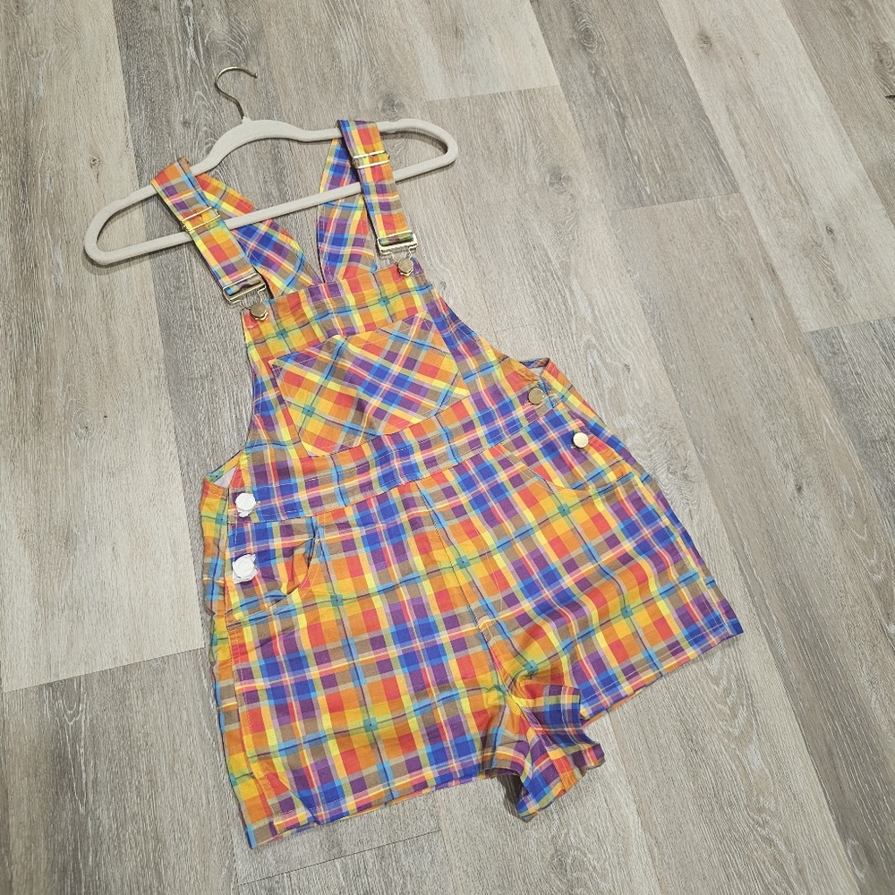 Revolve Cotton Linen Overalls NWT $128